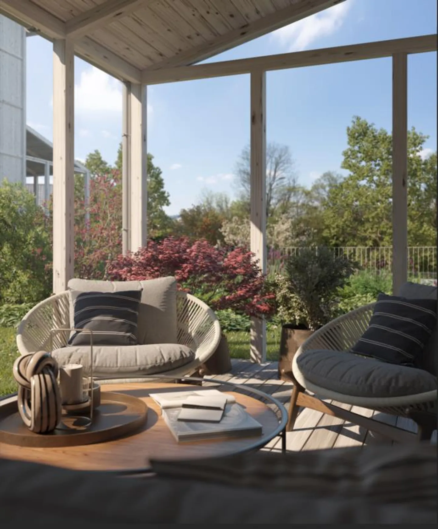 NOUVEAU : Maison familiale jumelée de 6,5 pièces avec trois étages dans le quartier familial « Bächli » Teufen (Maison E) - Photo 4 sur 14