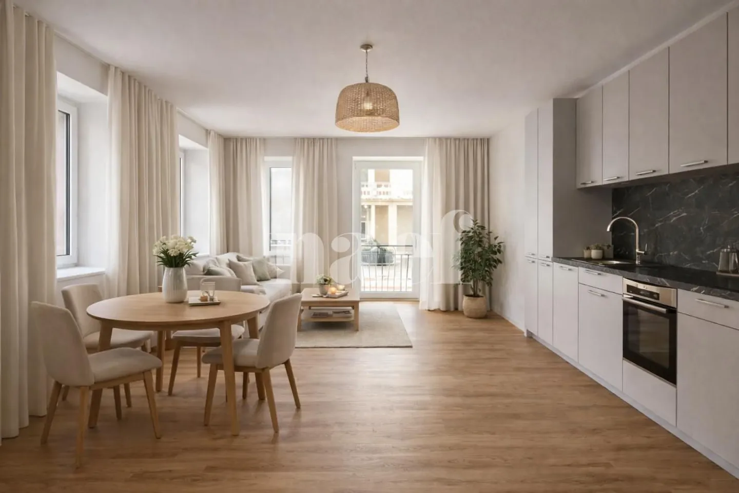 Wunderschöne neue 4,5-Zimmer-Wohnung mit Terrasse - Foto 2 von 7