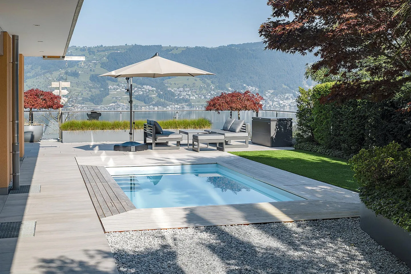 Appartement terrasse exclusif de 5,5 pièces avec vue imprenable sur le lac - Photo 1 sur 10