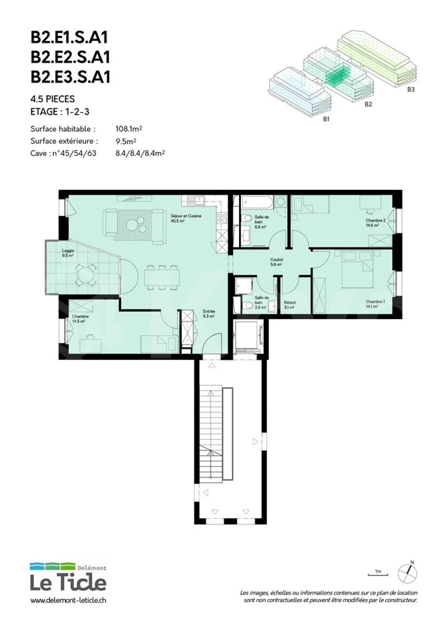 MODERNES 4,5-ZIMMER-APARTMENT MIT BALKON 108 M2 - Foto 10 von 10