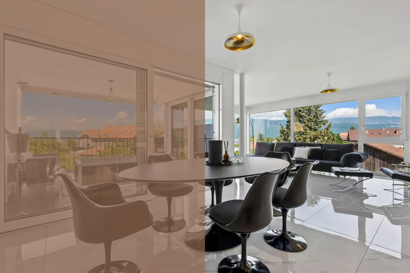 Stilvolle Wohnung mit atemberaubendem Blick - Foto 1 von 16