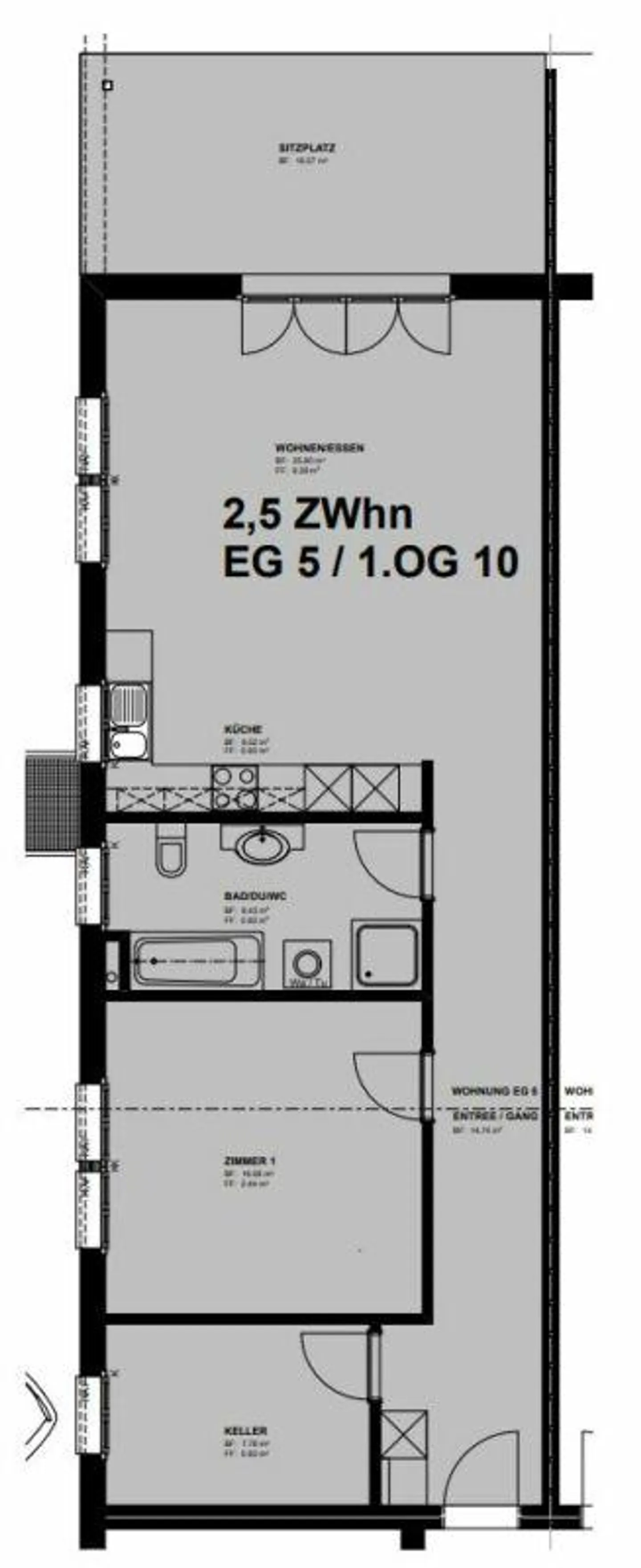 Modernes Apartment in Kaisten - Foto 6 von 6