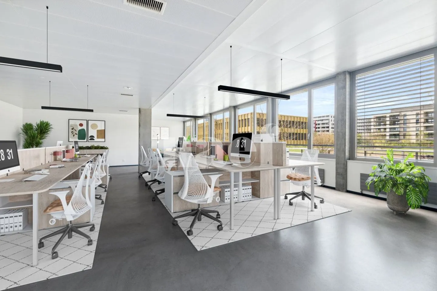 Précossy Residence - Wunderschöne modulare Fläche von ca. 333 m2 im 1. Stock - Foto 1 von 7