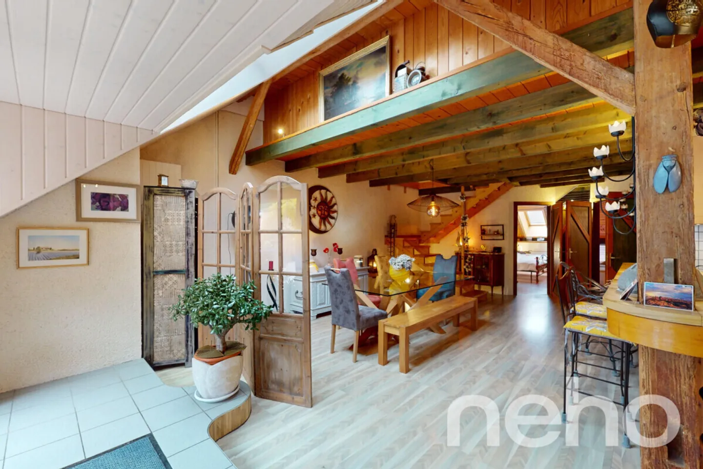 Wunderschöne Wohnung im Reihenhausstil in Yvonand - Foto 4 von 13