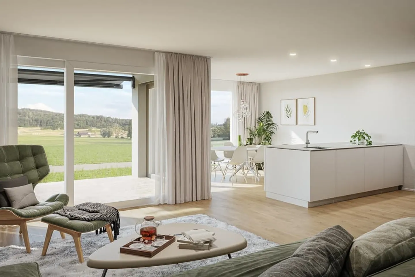 Courgevaux - 4.5-Zimmerwohnungen im modernen Neubau - Foto 1 von 8