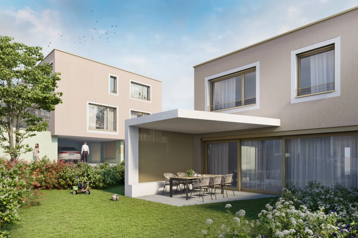 Maison individuelle neuve - moderne et avec son propre système photovoltaïque - Photo 3 sur 4