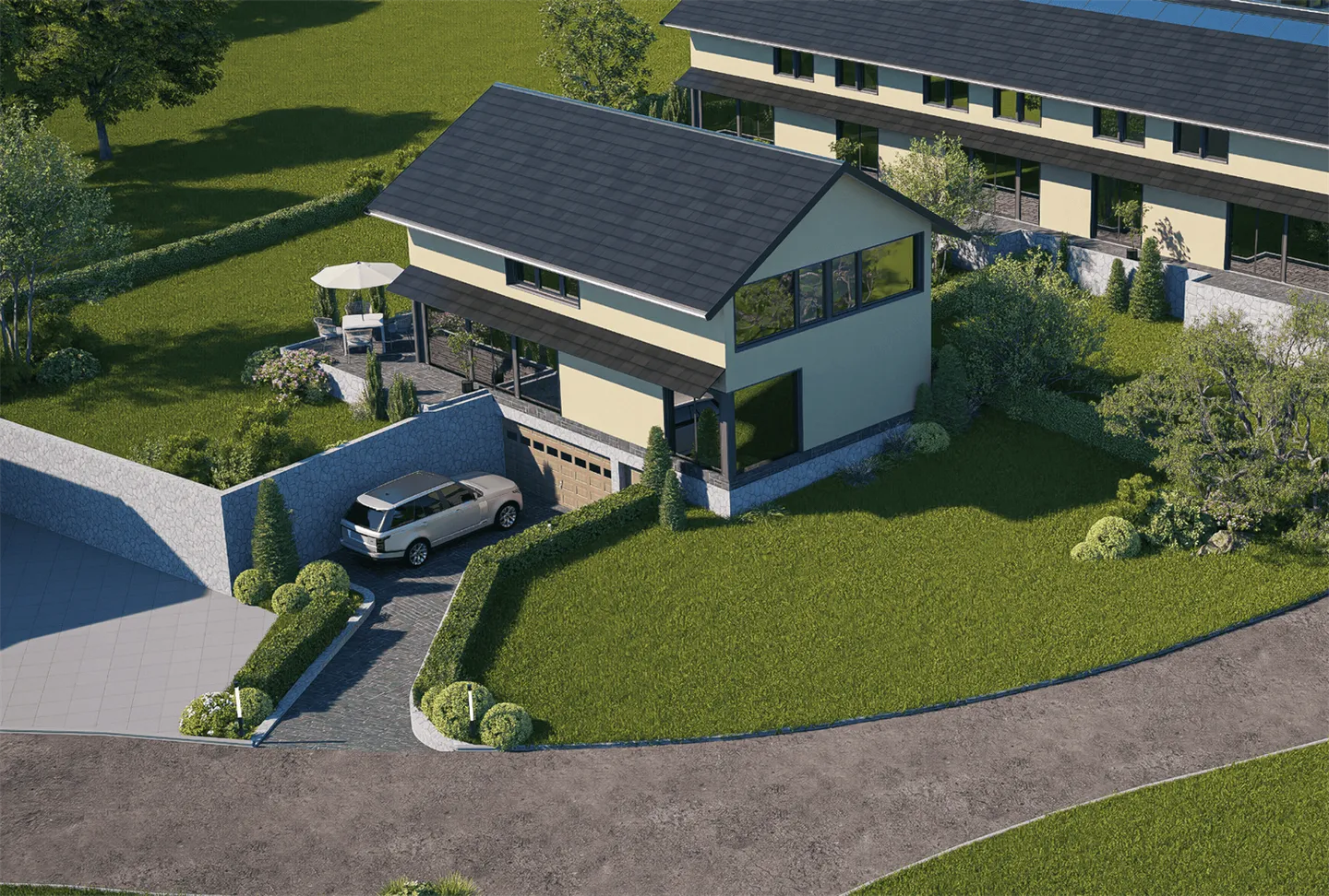 Nuova costruzione a Bussy, villa moderna di 5,5 stanze - Foto 2 di 3