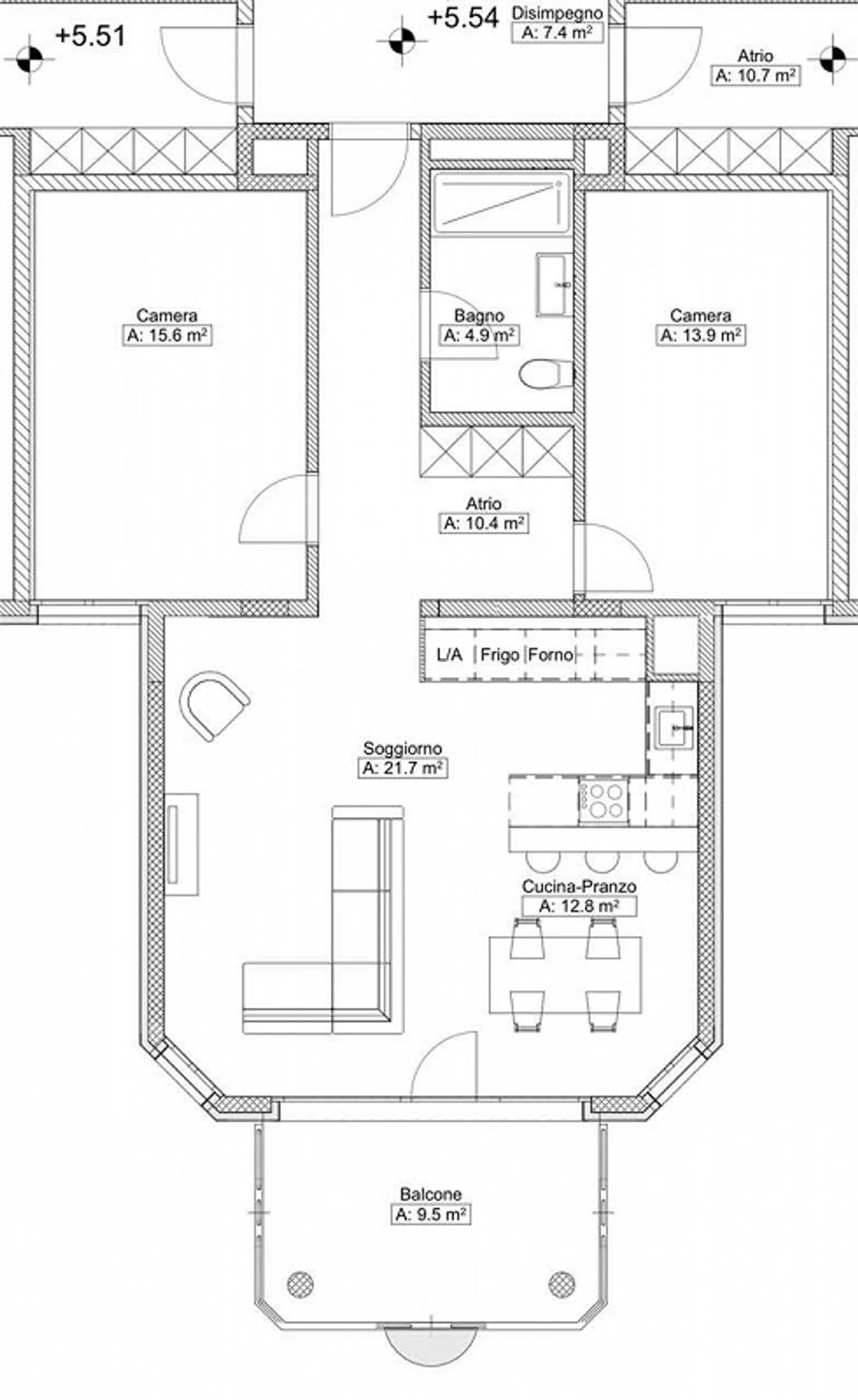 New - Renovated 3.5 room apartment in Breganzona - Photo 8 of 8