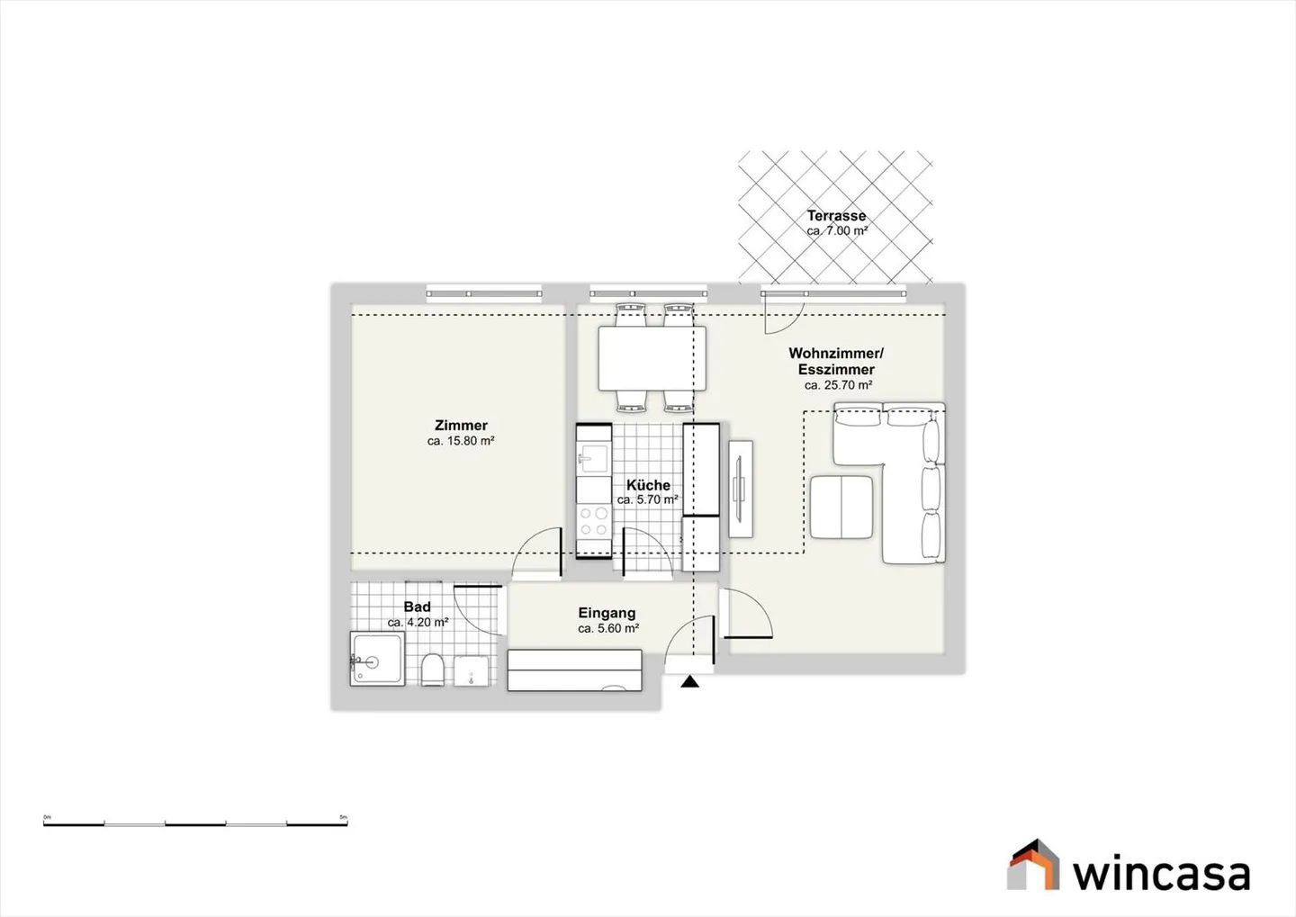 2.5 Room Apartment - Photo 7 of 7