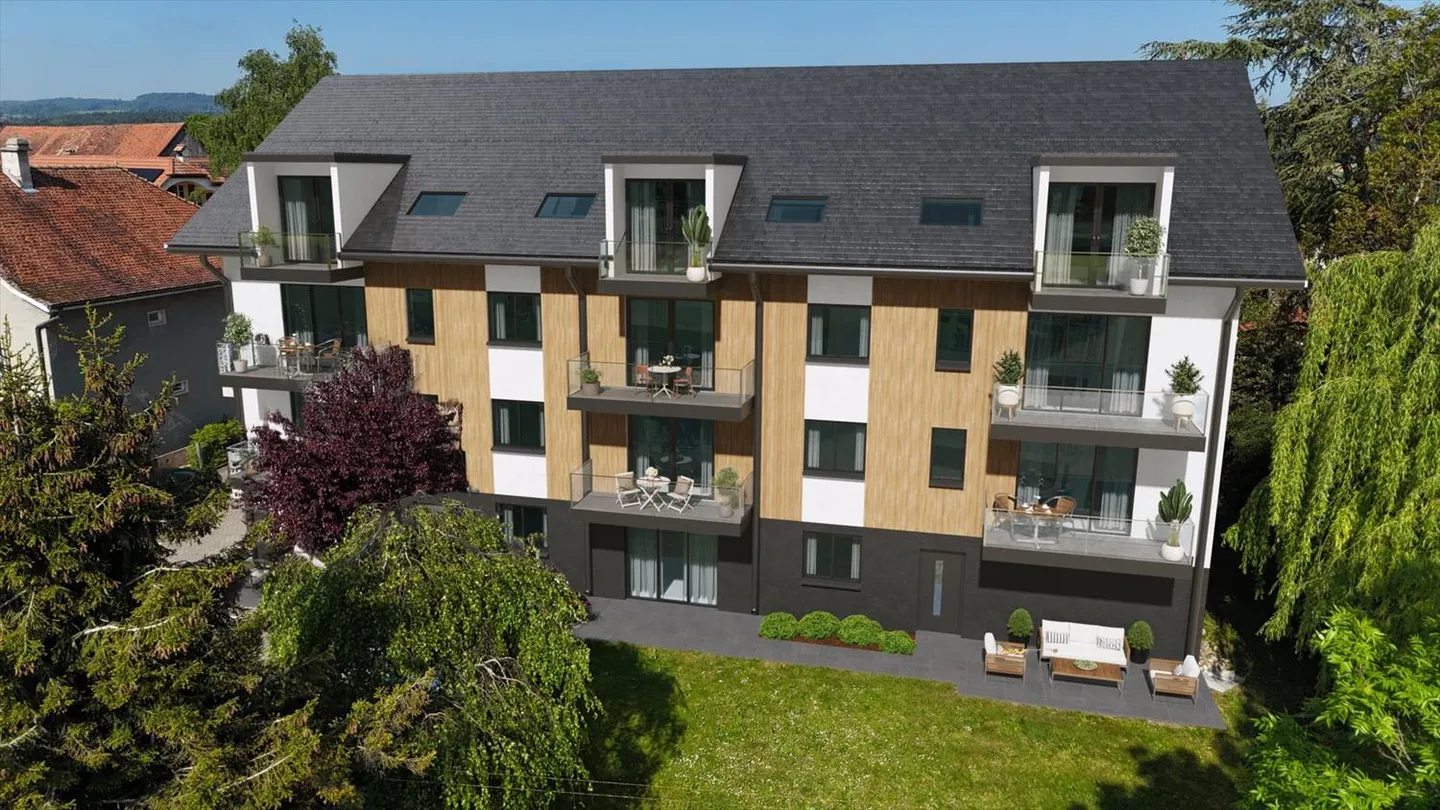 Immeuble rénové - 2.5 pièces avec vue dégagée - Photo 1 sur 5