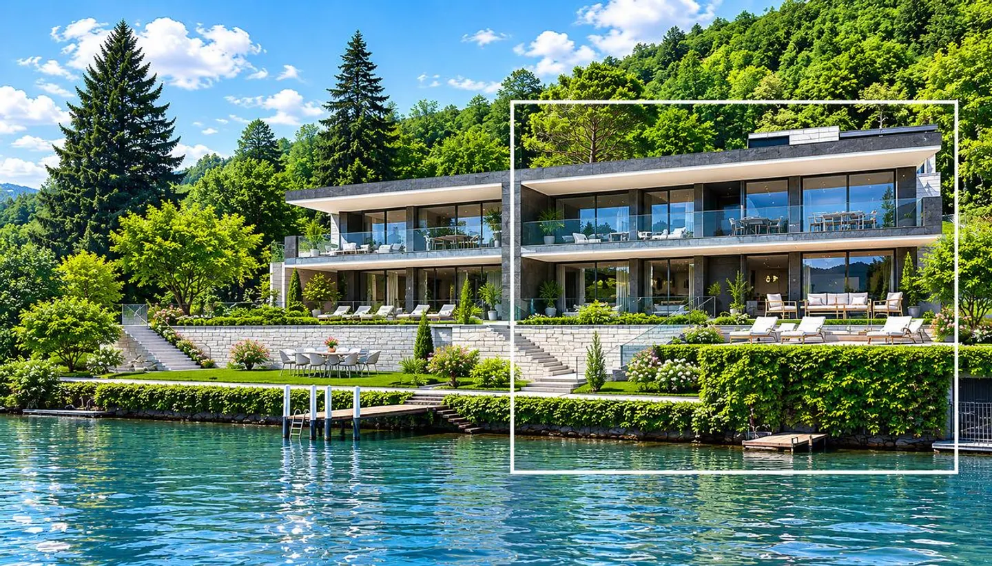 Lussuosa Villa Gemellare Fronte Lago - Foto 1 di 3