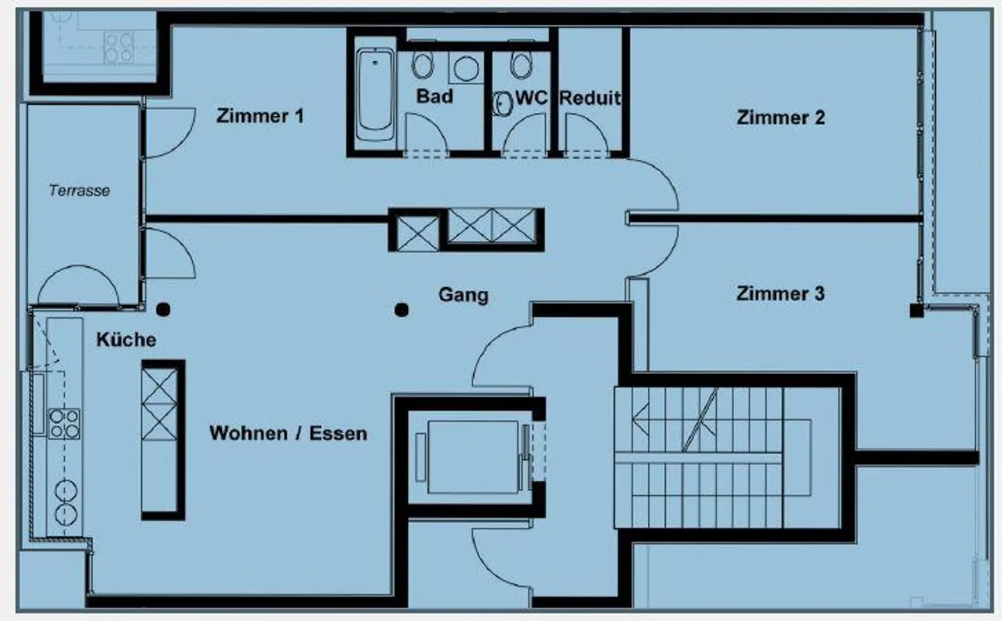 Helle Wohnung am Eigerplatz - Foto 7 von 7
