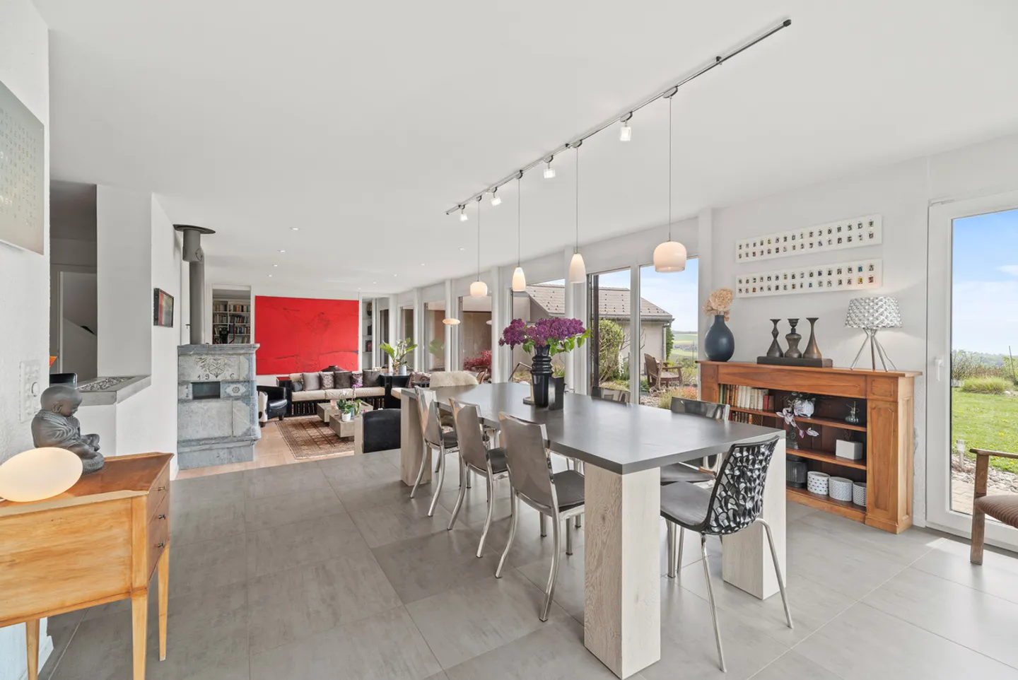 Bellissima villa familiare, piscina e vista sulle alture di Gland - Foto 4 di 13