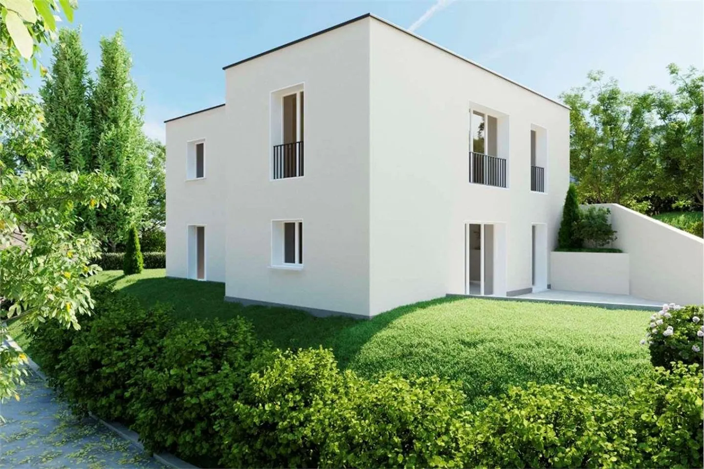 Nuova villa bifamiliare con giardino - Foto 1 di 3