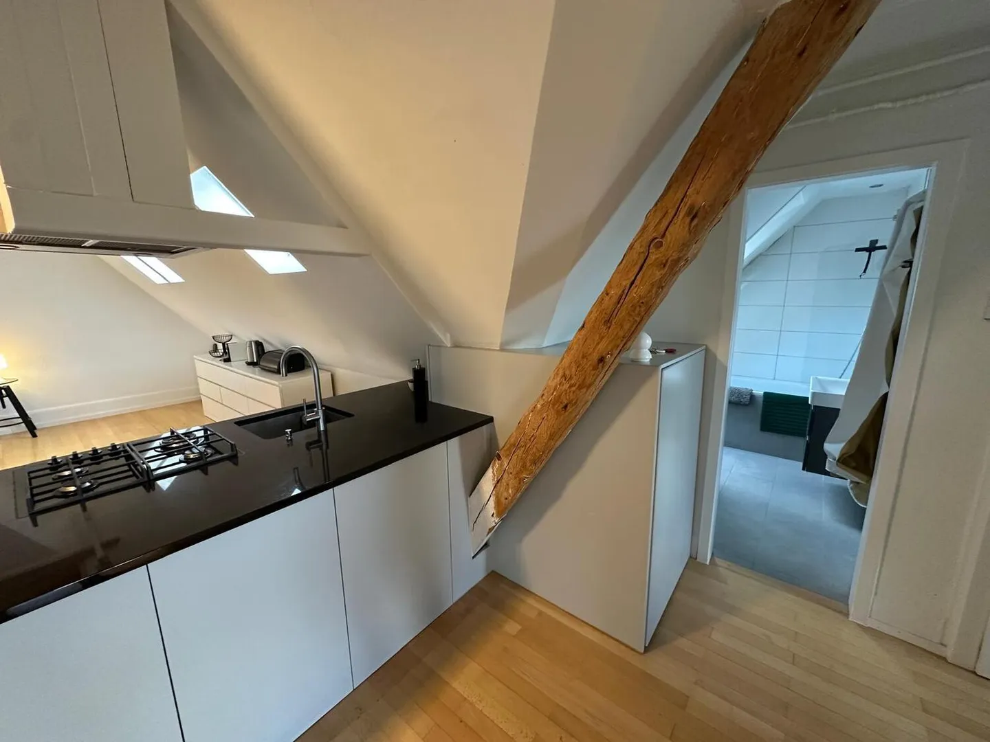 2½ ROOM ATTIC APARTMENT IN BERN - OBSTBERG/SCHOSSHALDE, FURNISHED, TEMPORARY - Photo 5 of 10