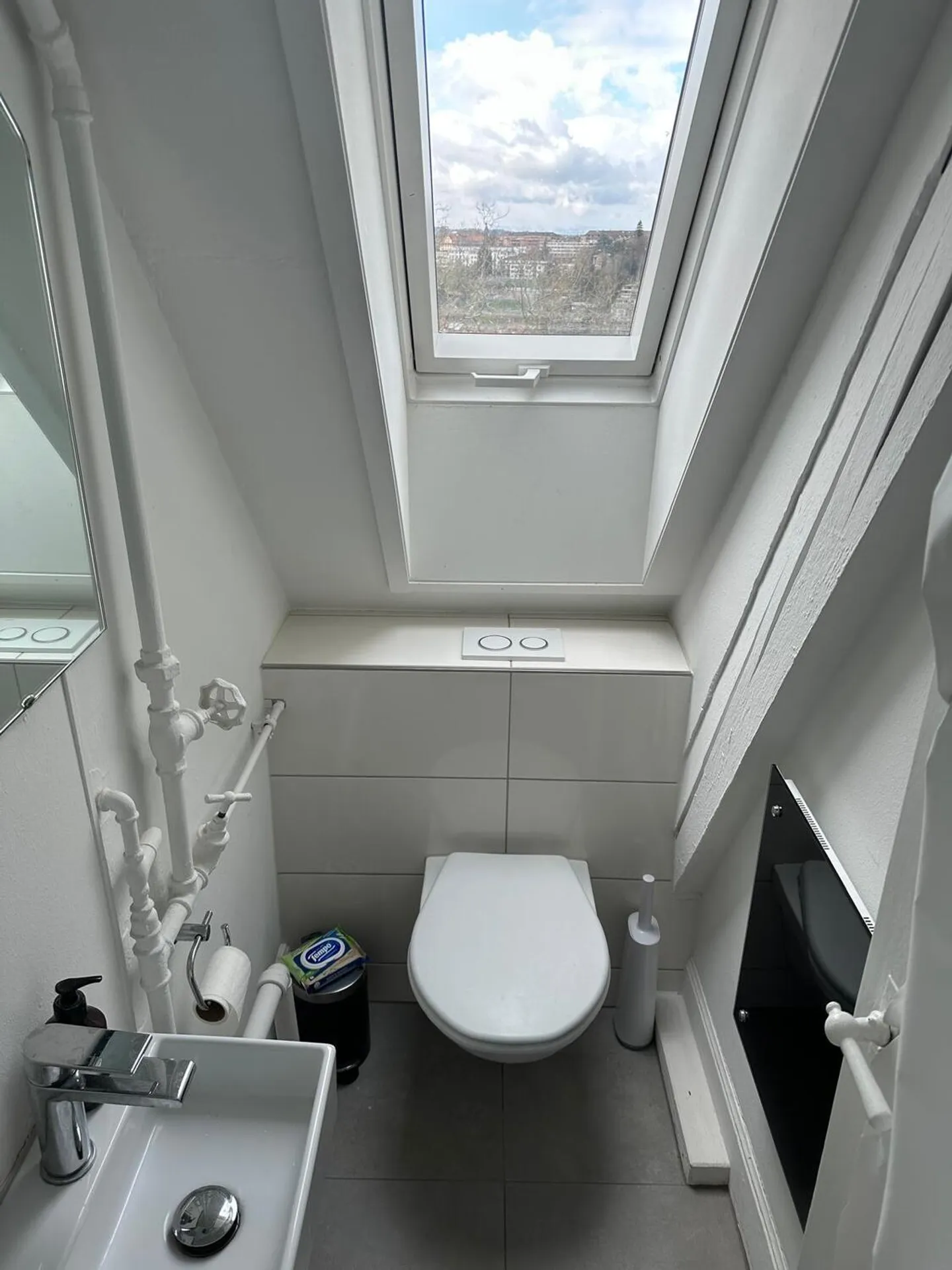 2½ ROOM ATTIC APARTMENT IN BERN - OBSTBERG/SCHOSSHALDE, FURNISHED, TEMPORARY - Photo 9 of 10