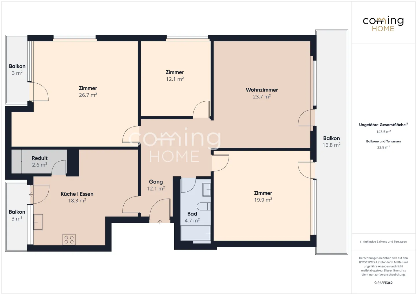 Central 4.5-room flat in Visp - newly renovated and with a sunny balcony - Photo 13 of 13