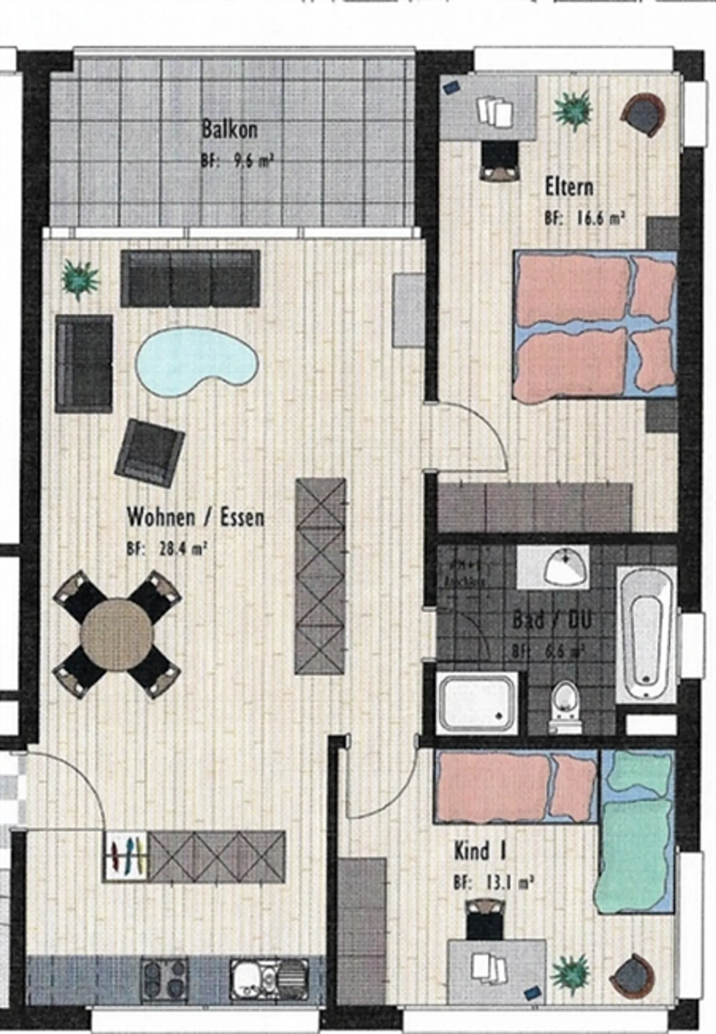 «APPARTEMENT 3½ PIÈCES À CHAM (ZG), MEUBLÉ, TEMPORAIRE» - Photo 10 sur 10