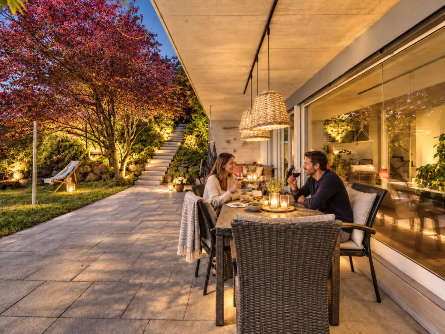 Living with a panorama up to the Säntis - spacious 6.5-room villa with whirlpool and extensive garden - Photo 5 of 21