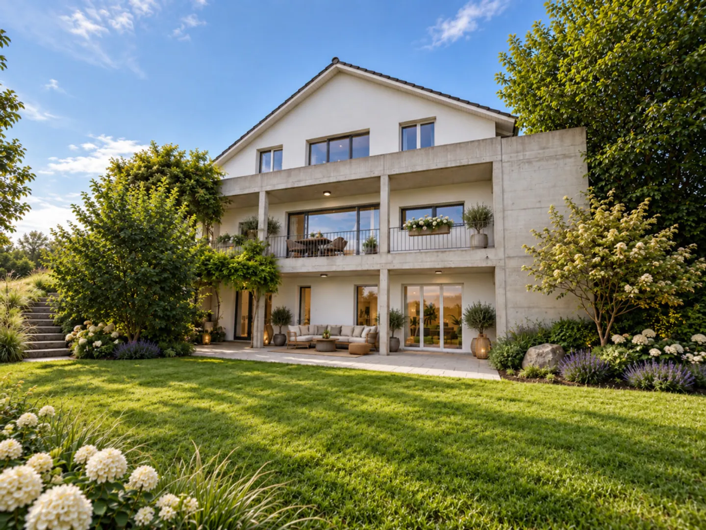 Living with a panorama up to the Säntis - spacious 6.5-room villa with whirlpool and extensive garden - Photo 21 of 21