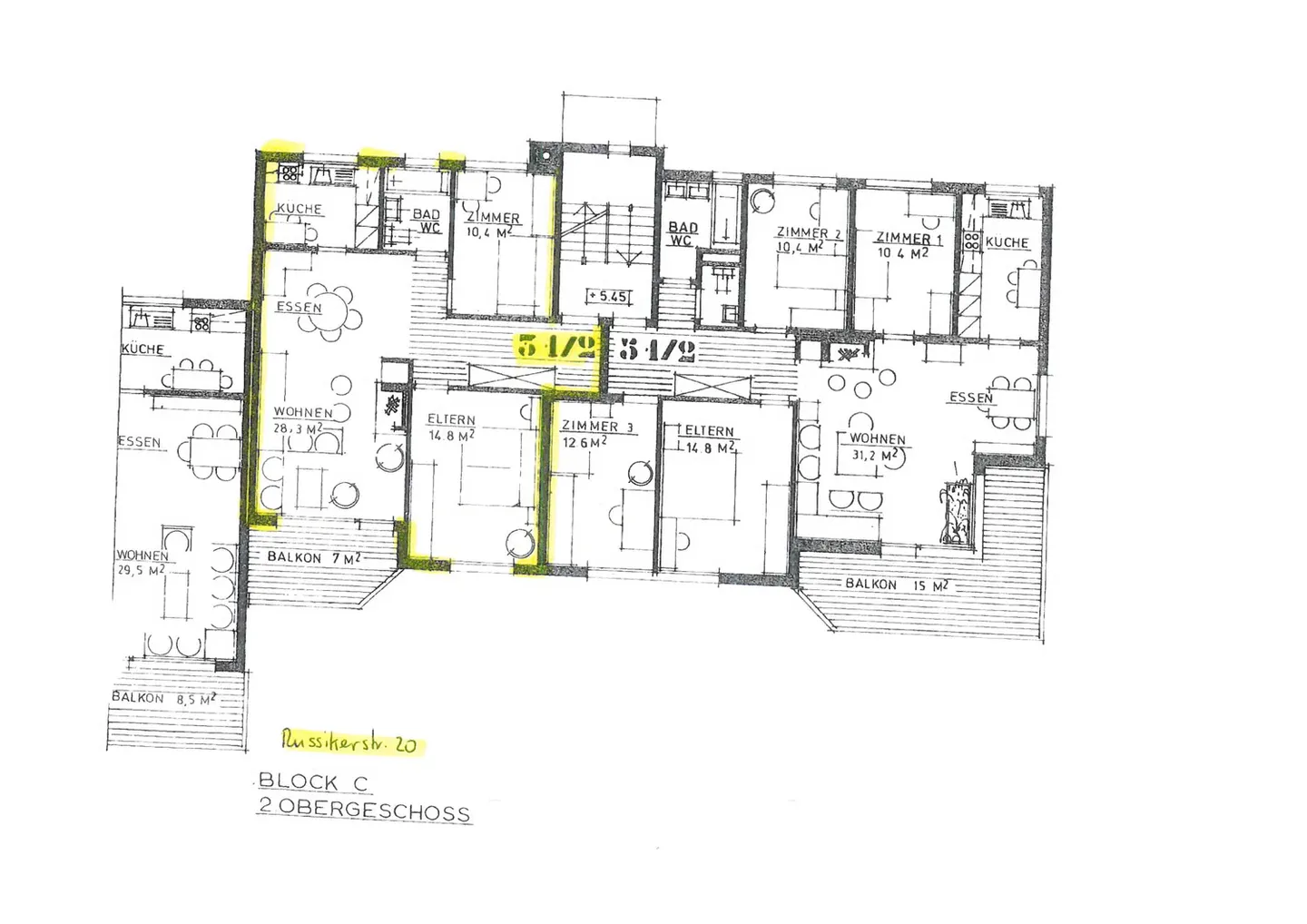 3.5-room apartment for rent on the 2nd floor. - Photo 8 of 10