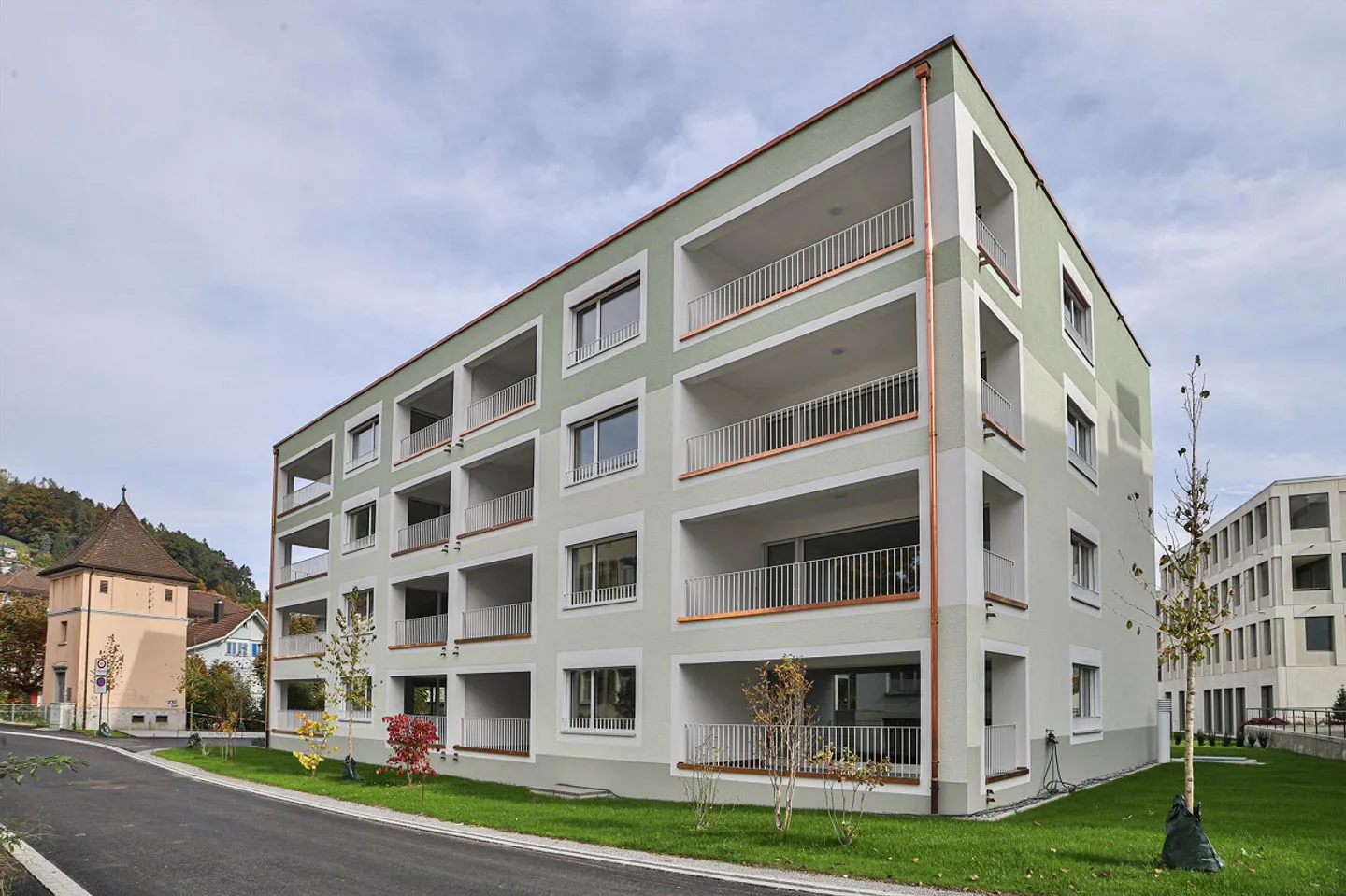 Helle Wohnung im Dorfkern - Foto 1 von 9