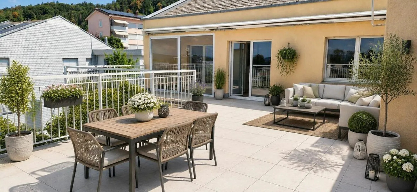 Appartamento Attico da Sogno (Maisonette) con Grande Terrazza + Balcone e Sole del Pomeriggio - Foto 1 di 10