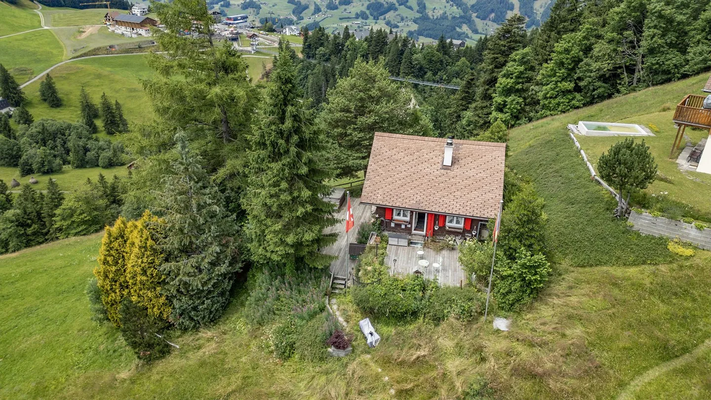 Chalet with unobstructed panoramic view at Mostelberg / Sattel (SZ) - Photo 1 of 11