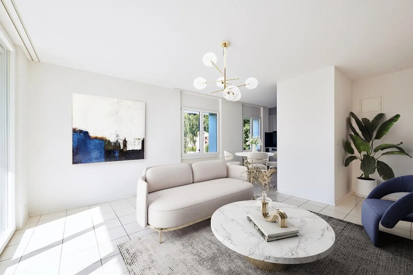 Appartement avec vue sur le château de Laupen ! - Photo 2 sur 9