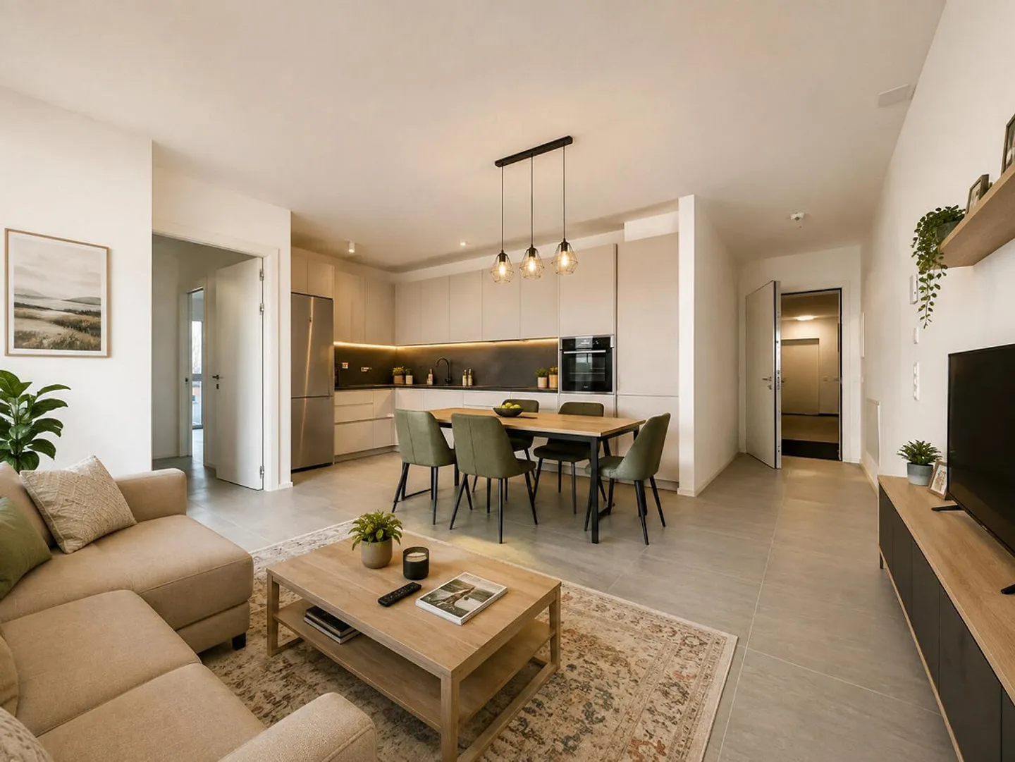 APPARTEMENT ÉLÉGANT 3.5 PIÈCES AVEC TERRASSE - GENESTRERIO - Photo 1 sur 13