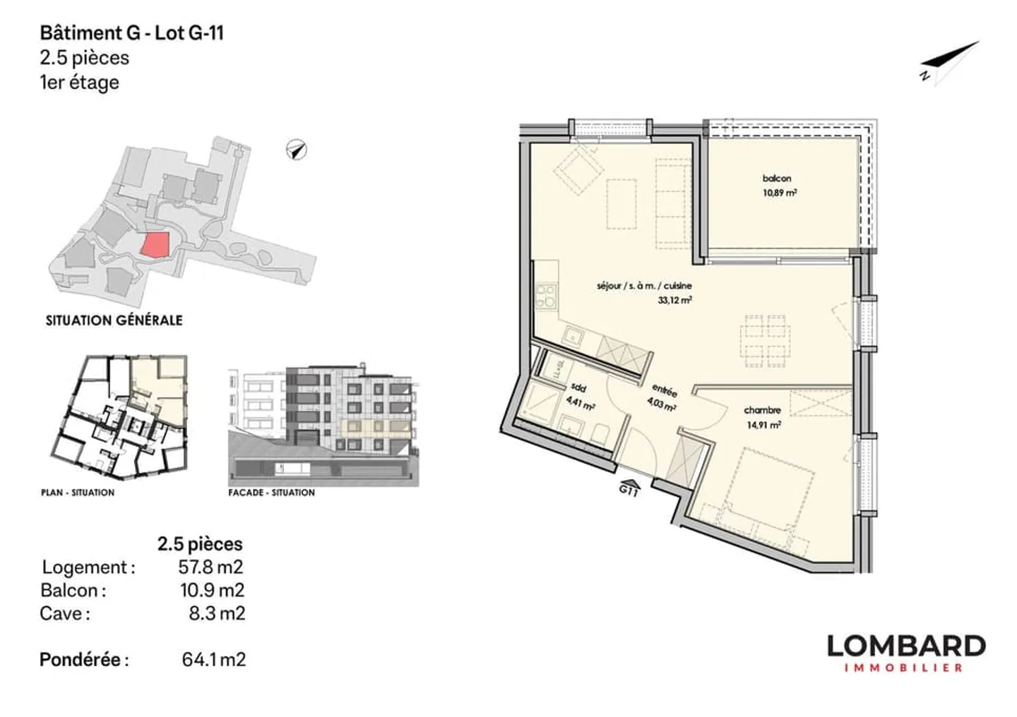 Appartement de 2.5 pièces au 1er étage - Photo 6 sur 6