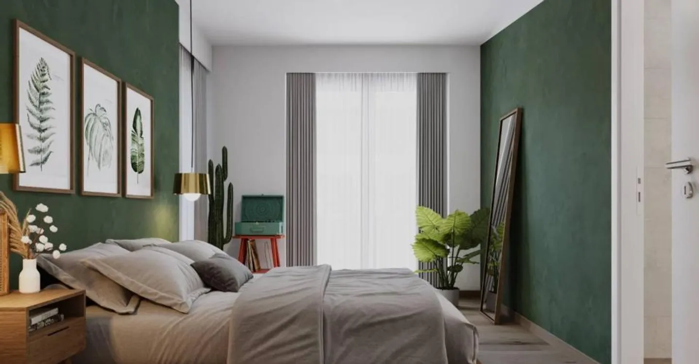 Zeitgenössische 4,5-Zimmer-Wohnung im Erdgeschoss mit zwei schönen Ausblicken - Foto 1 von 5