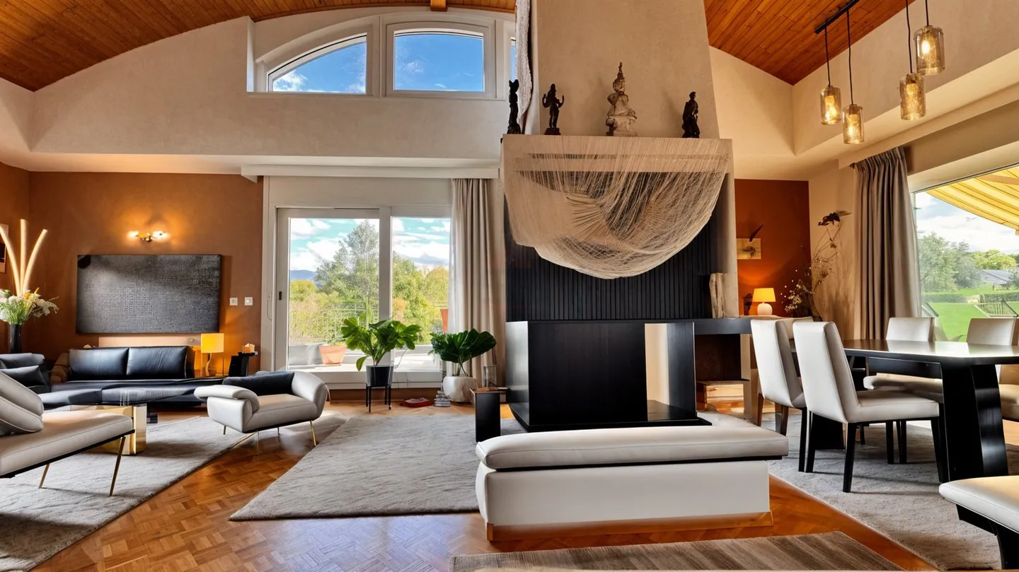 EXCLUSIVITY Exceptional Attic of 152 m² PPE with Panoramic Terrace in the Center of Vésenaz - Photo 2 of 8