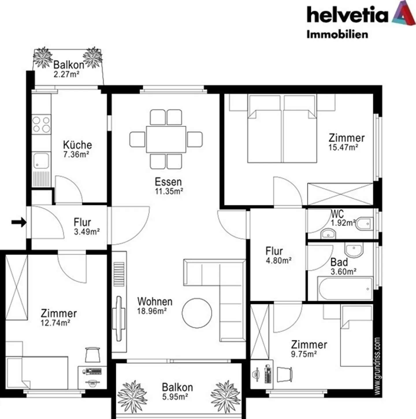 «Tolle Wohnung an beliebter Lage» - Foto 10 von 11