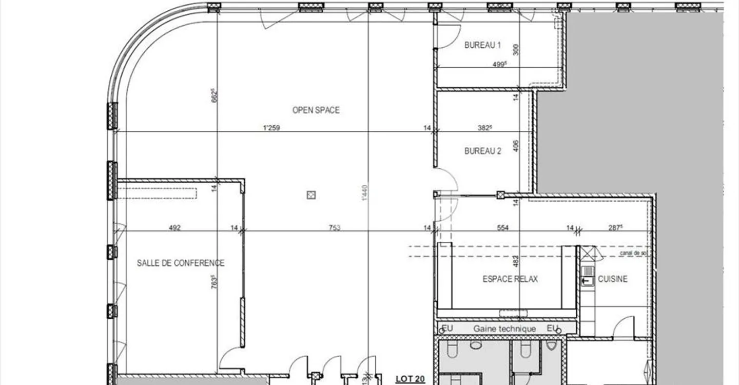 Spazio ufficio in affitto - Foto 7 di 11