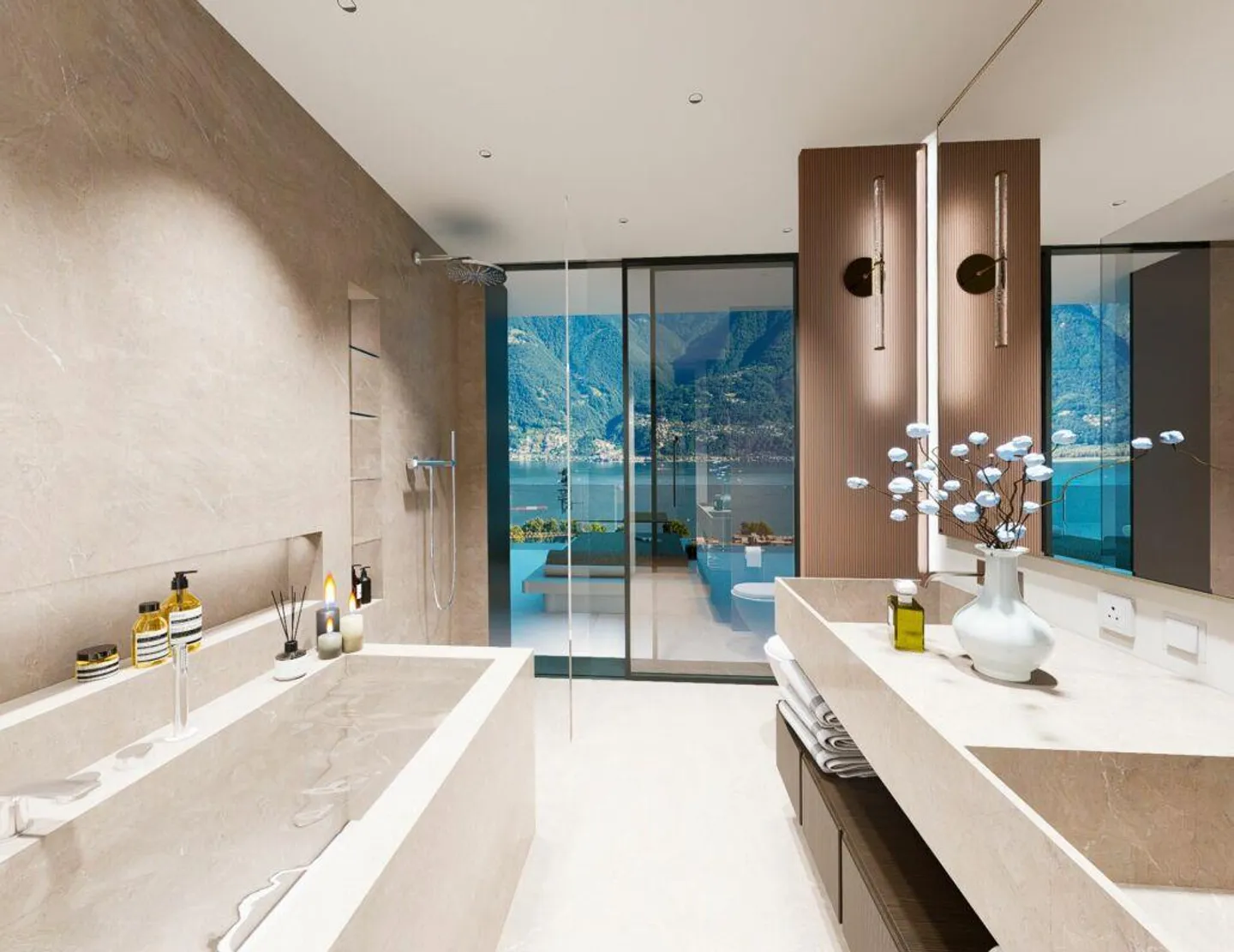 Penthouse de rêve avec vue sur le lac, bien-être et piscine - Photo 3 sur 11