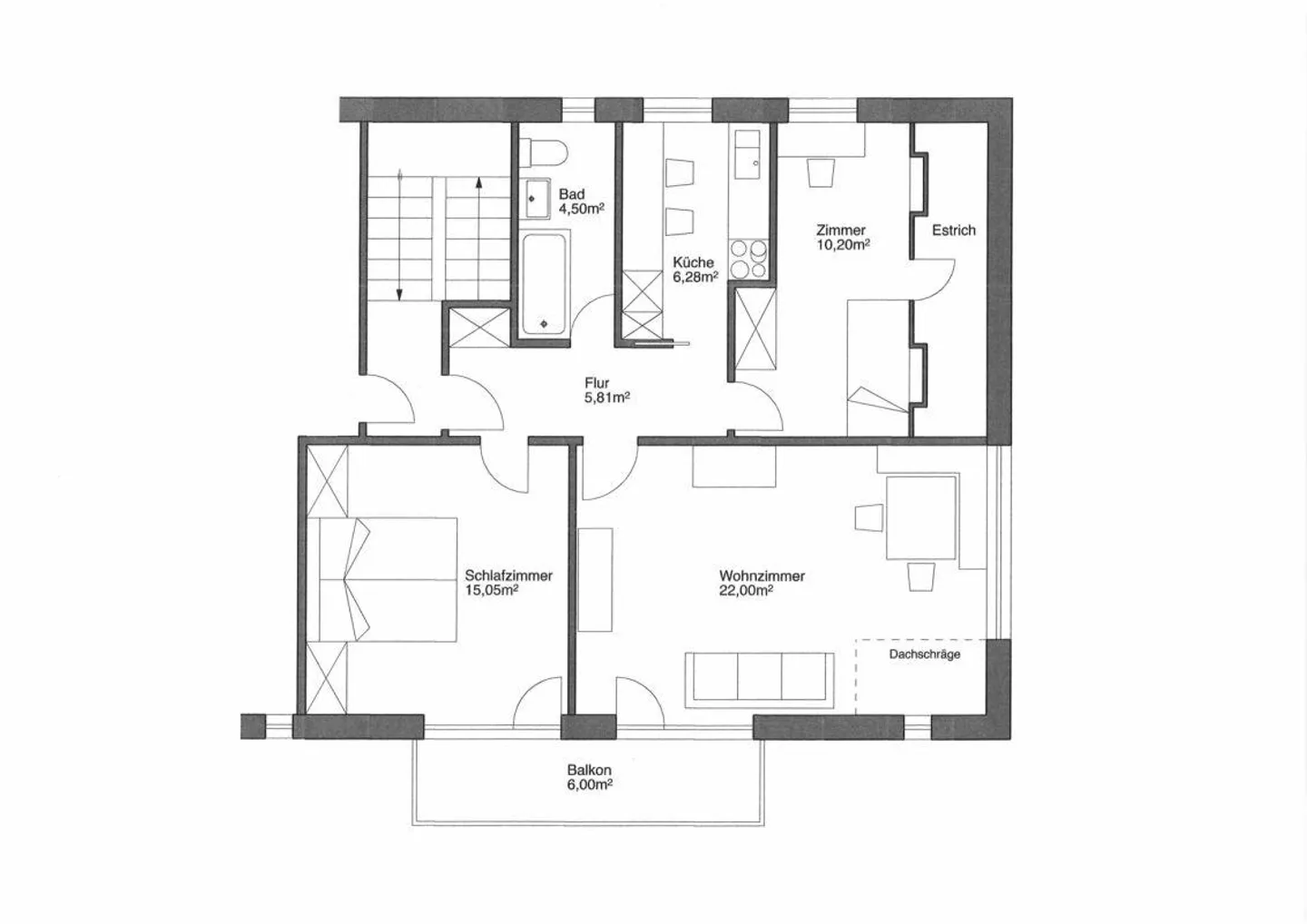 3-room apartment - Photo 10 of 10
