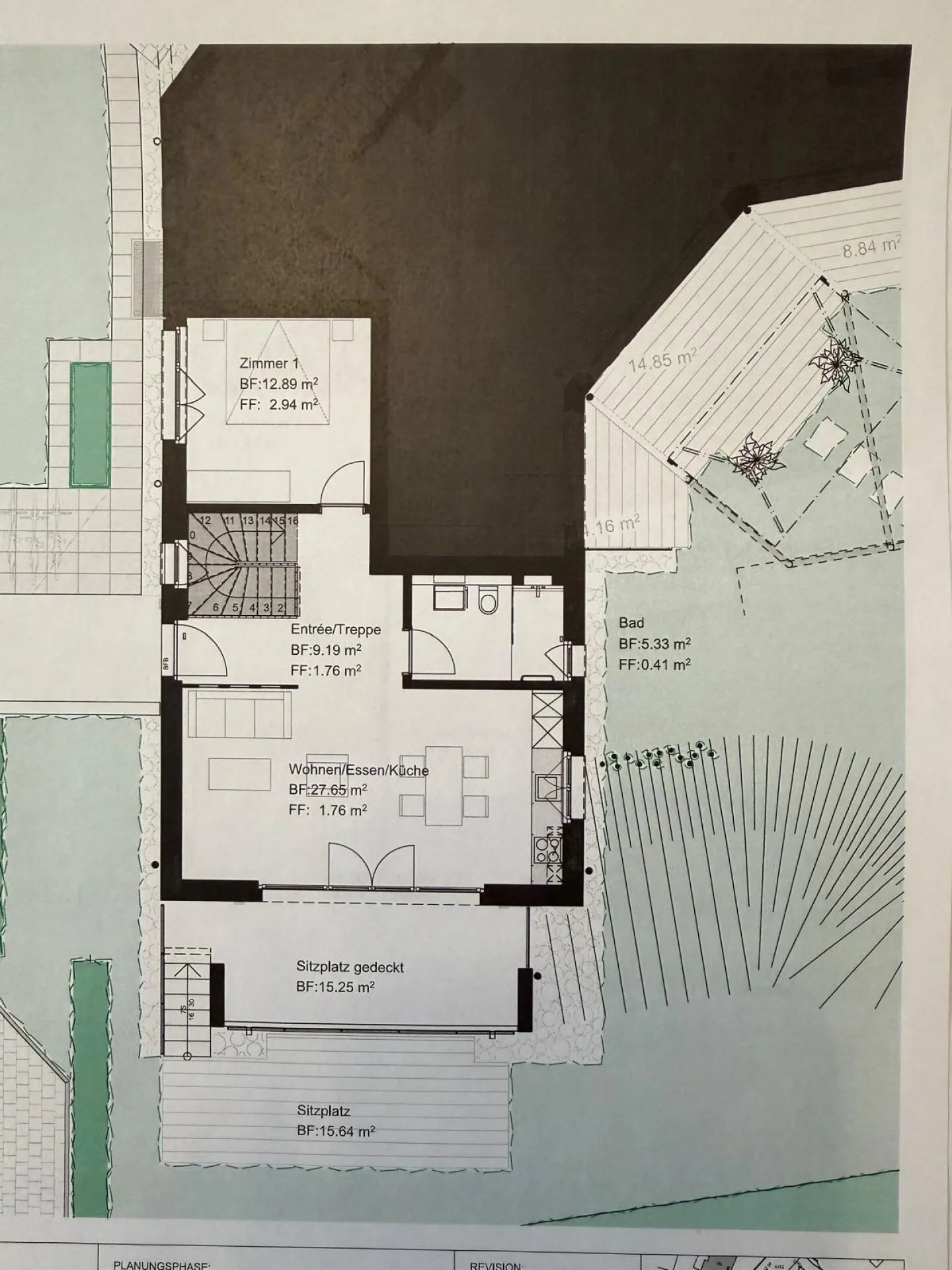 New construction - House part with 3 1/2 room apartment for rent - Photo 12 of 13