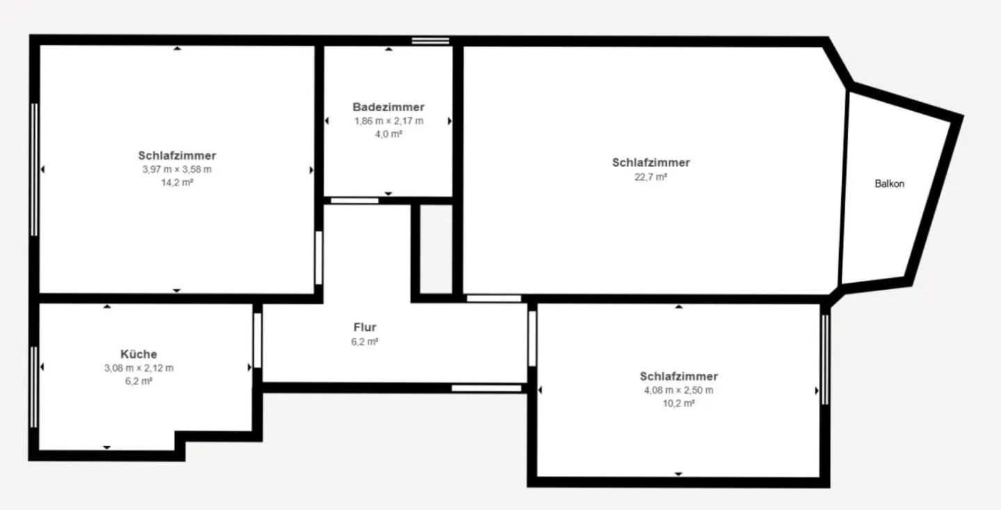 Charmante Wohnung in St. Gallen - Foto 9 von 9