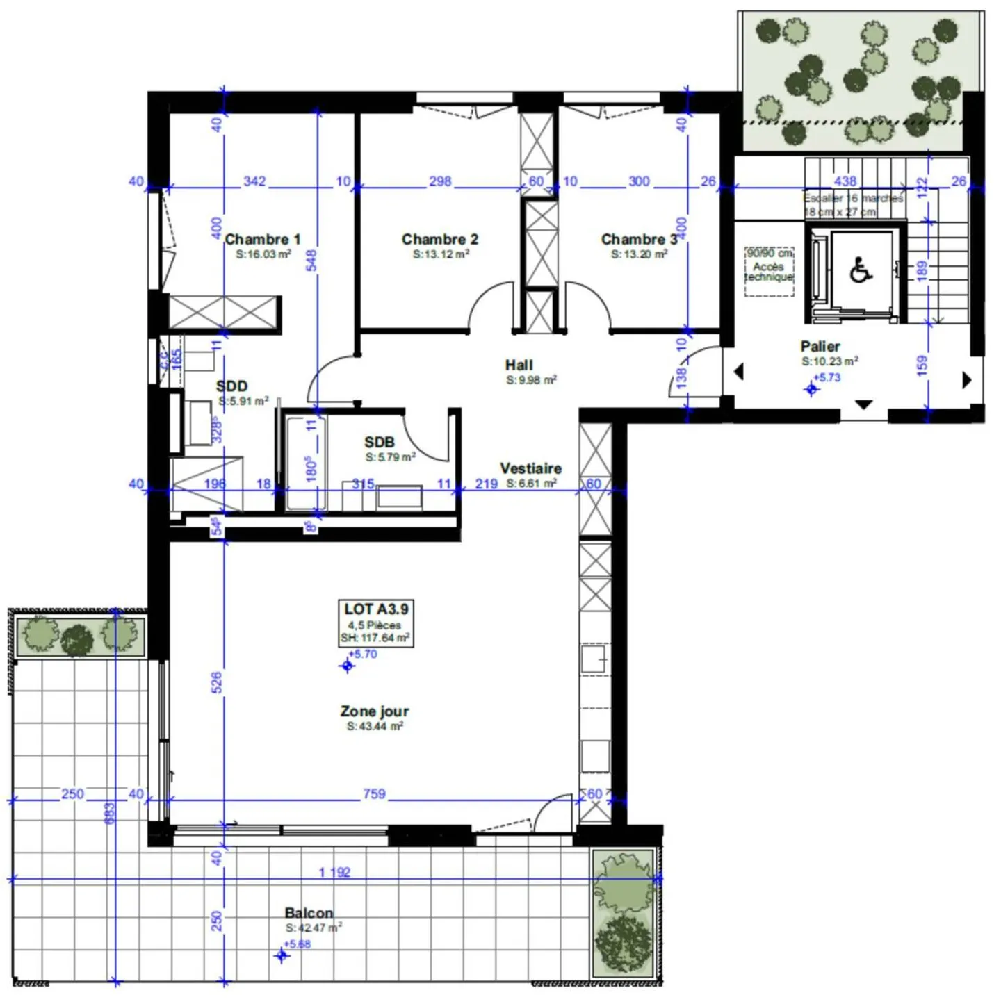 Ampio appartamento nuovo di 4,5 stanze con grande terrazza e giardino privato - Foto 2 di 4