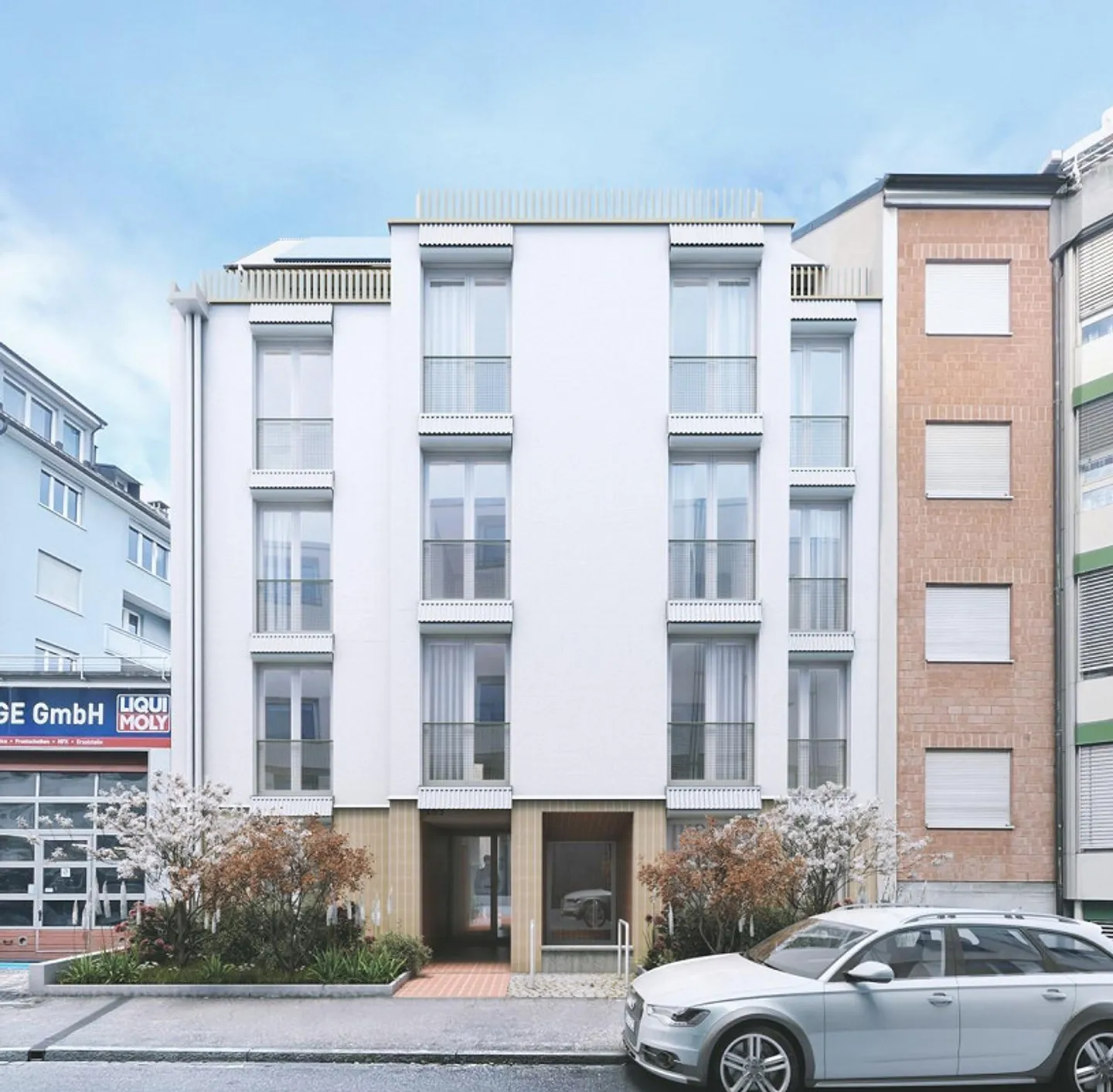 Appartement neuf de 3,5 pièces au Bläsiring avec sauna et appartement d'invités dans la maison - Photo 7 sur 7