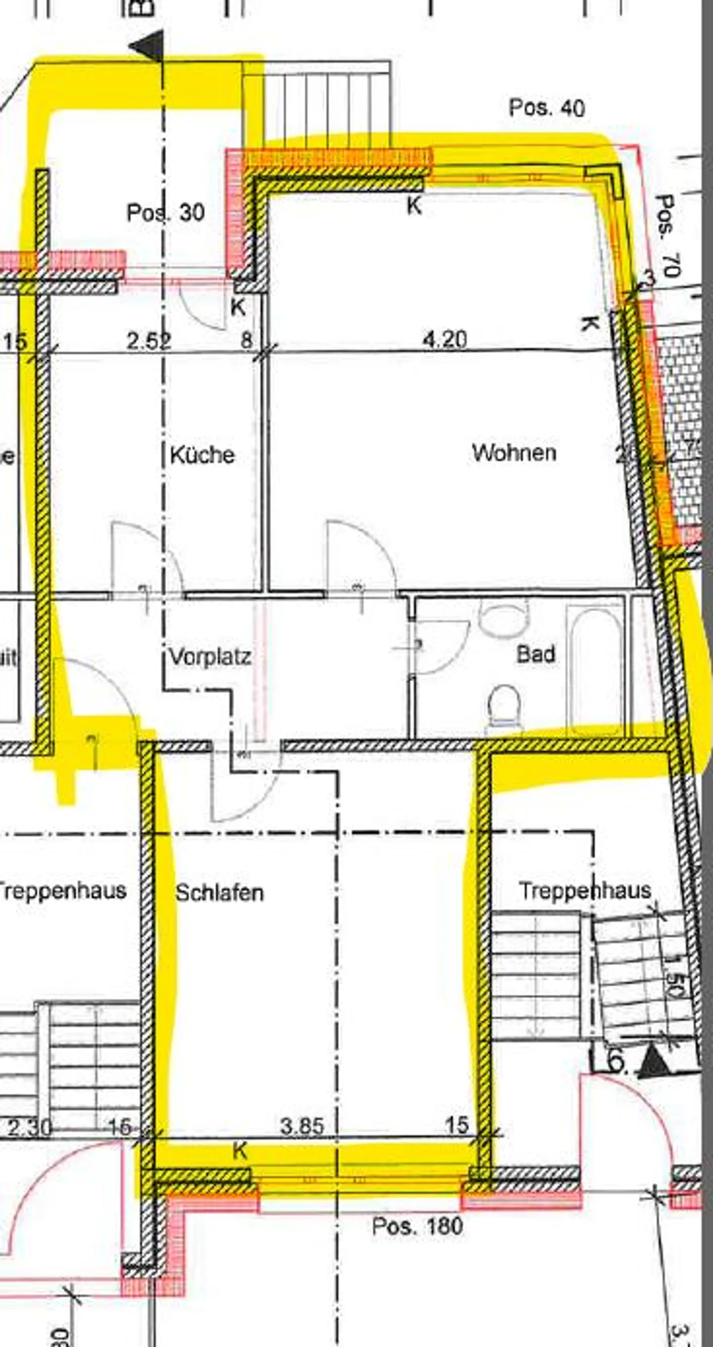 Appartamento 2 locali situato in una zona tranquilla, nel verde, vicino al centro del villaggio di Therwil - Foto 2 di 2