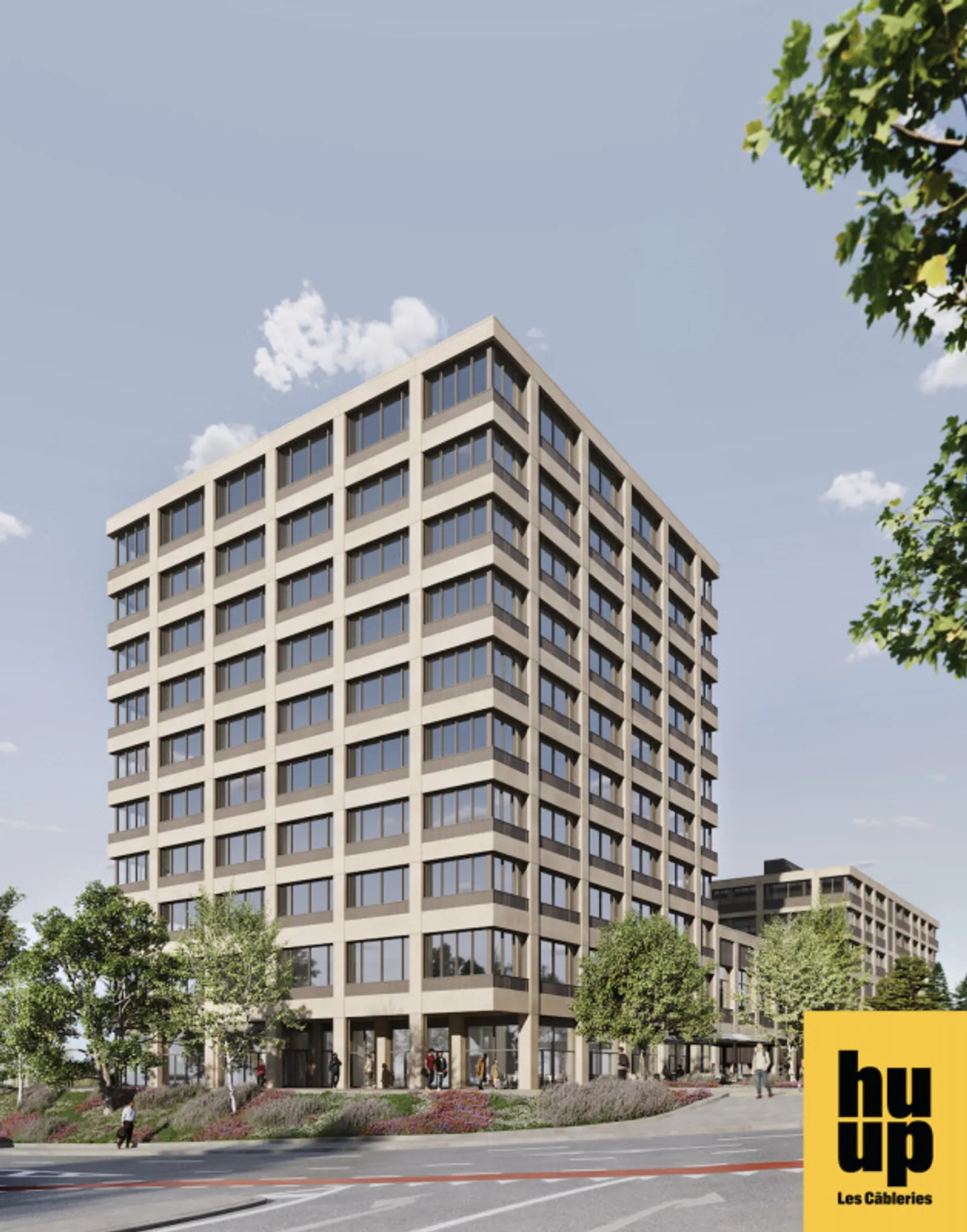 Vaudbureaux, rimangono 3.500 m2, Minergie, vista superba, divisibili, ai piedi della metro M1 e della stazione CFF - Foto 2 di 11