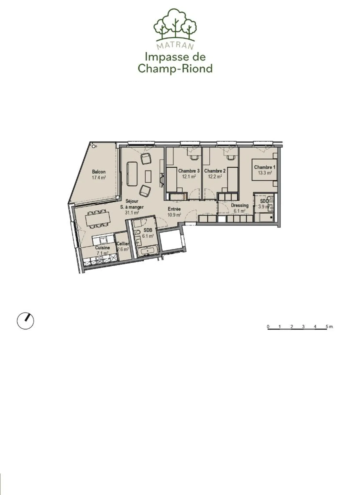 4.5 Room Apartment - Photo 8 of 8