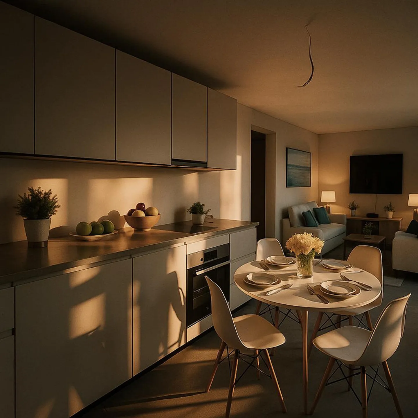 12 B - Appartement de 3.5 pièces avec Pergola et Jardin Privé - Photo 4 sur 11