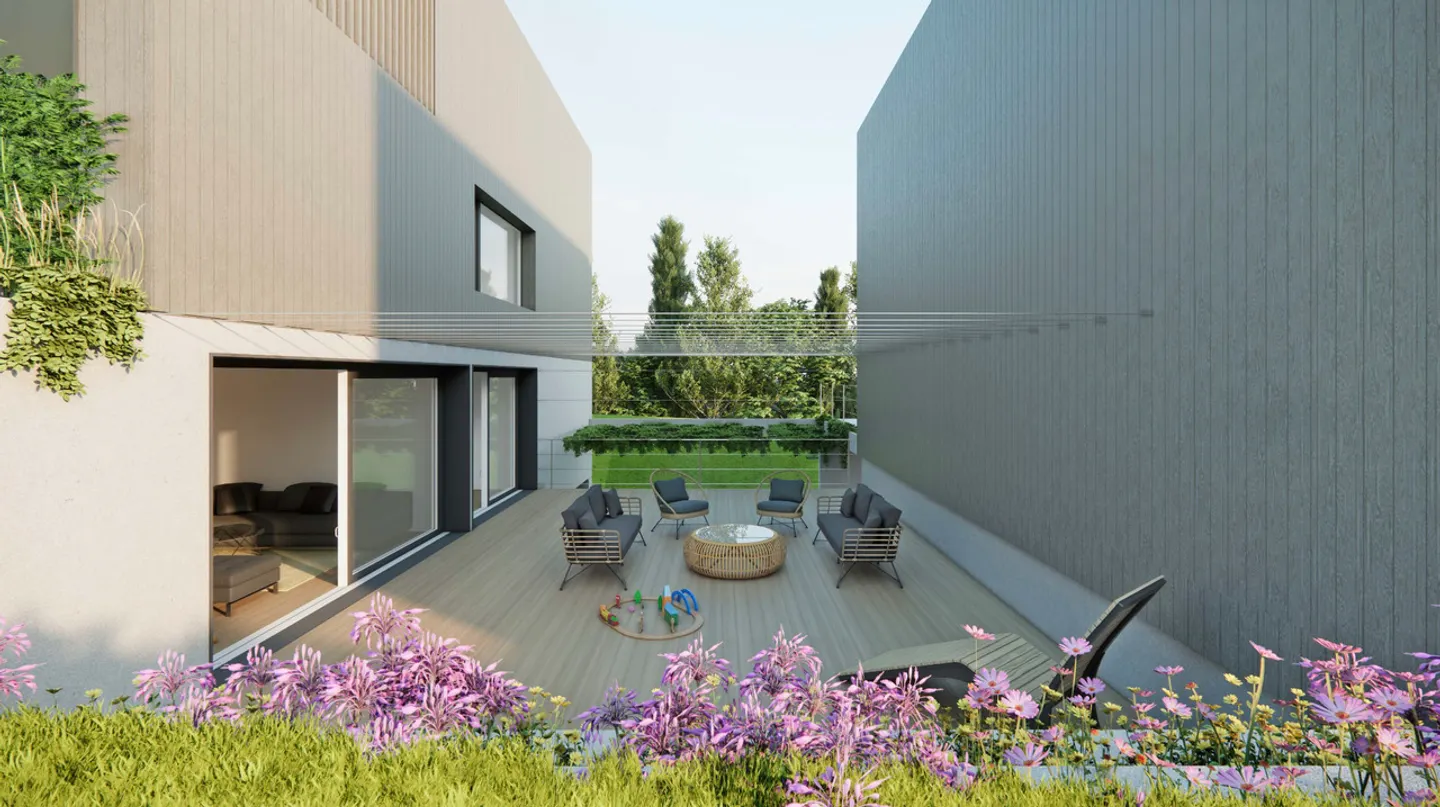 St-Aubin, for sale, semi-detached villa of 148 m2, land of 375 m2 - Photo 5 of 7