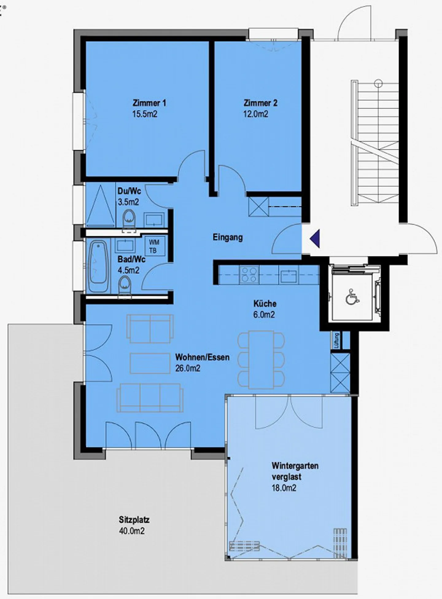 Modern Ground Floor Apartment with Terrace and Conservatory - Photo 12 of 12