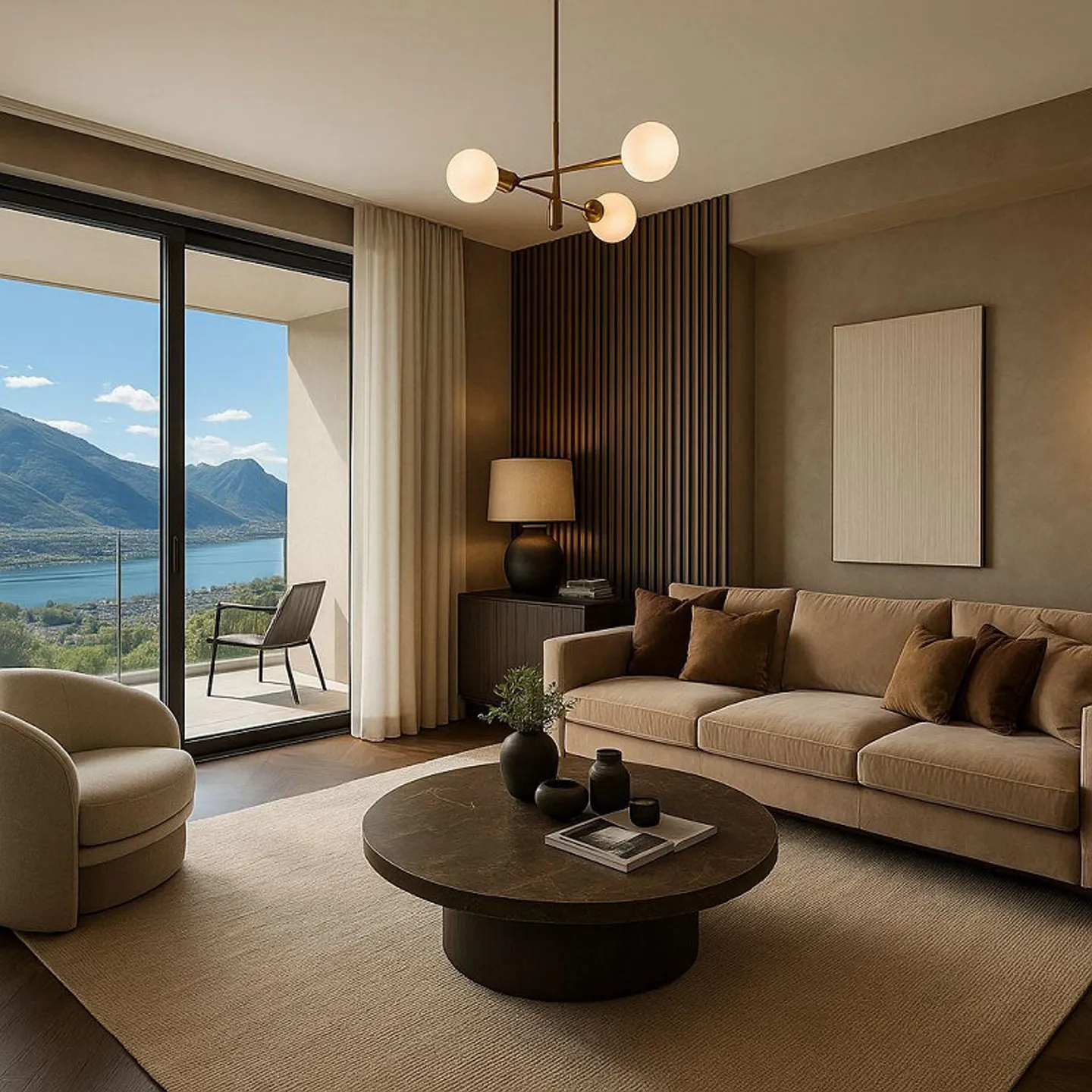 3.5 Appartamento vista lago con terrazza e giardino - Residenza Lum... - Foto 2 di 6