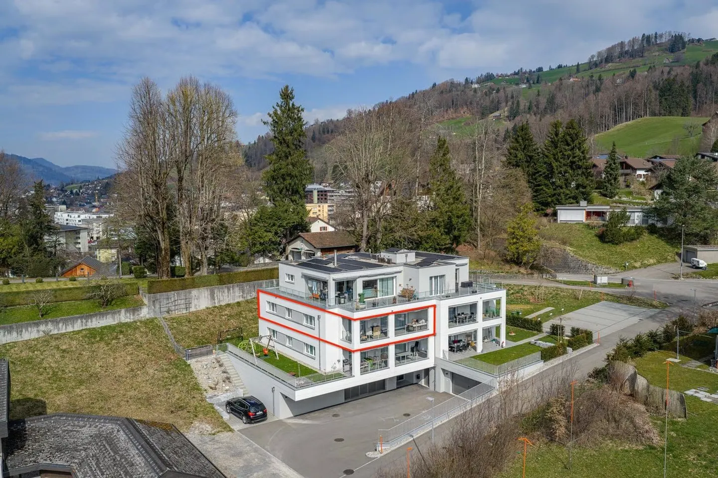 Appartement moderne de 4.5 pièces avec panorama sur les montagnes à Ebnat-Kappel - Photo 1 sur 1