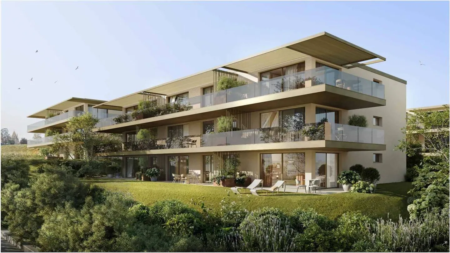 Beautiful 3.5-room new building with terrace in southern exposure on the top floor - Photo 1 of 3